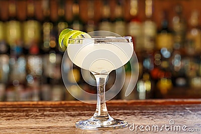 Cocktail daiquiri at the bar Stock Photo