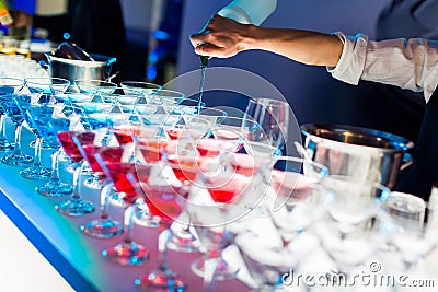 Cocktail drinks Stock Photo