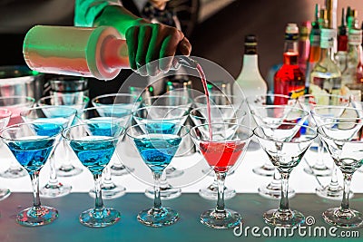 Cocktail drinks Stock Photo