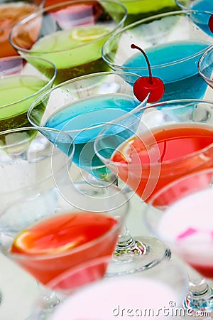 Cocktail drinks Stock Photo