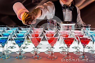 Cocktail drinks Stock Photo