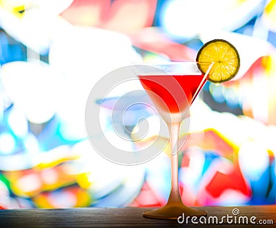 Cocktail glass Stock Photo