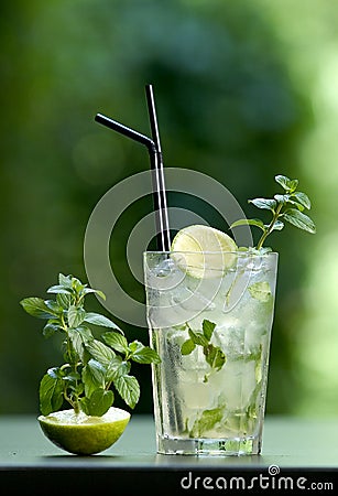 Cocktail mojito Stock Photo