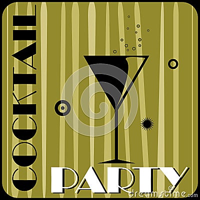 Cocktail party Vector Illustration