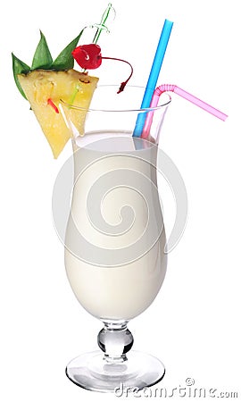 Cocktail pina colada. Stock Photo