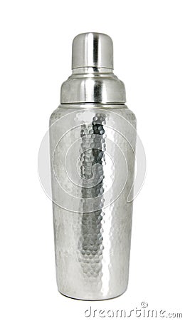 Cocktail Shaker Isolated Stock Photo