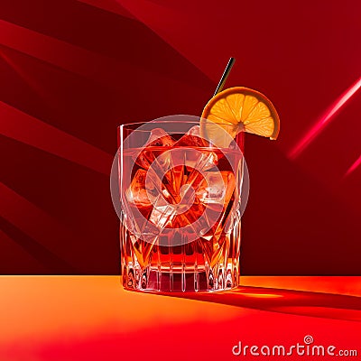 cocktail studio shoot is a professional and artistic photography session that focuses on capturing the art of mixology Stock Photo