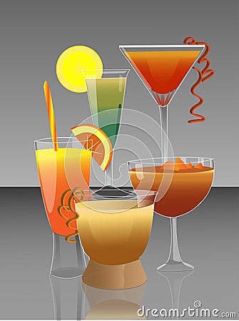 Cocktails Stock Photo