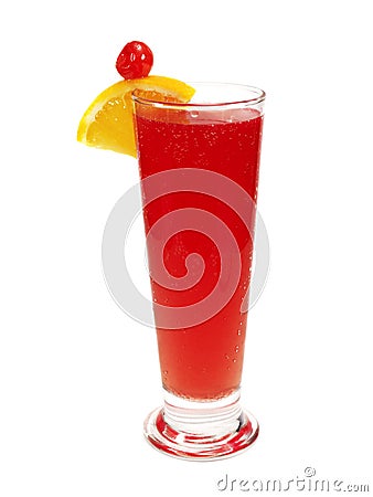 Cocktails Collection - Singapore Sling Stock Photo