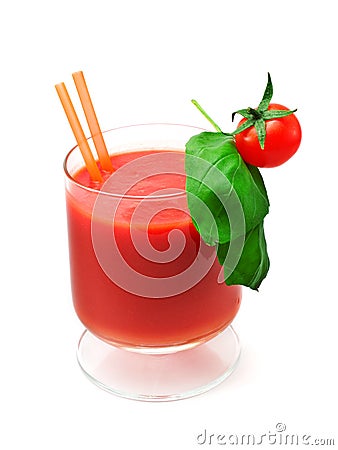 Cocktails Collection - Tomato Smoothie Stock Photo