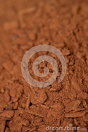 Cocoa Powder With Small Pieces Of Chocolate Royalty-Free Stock