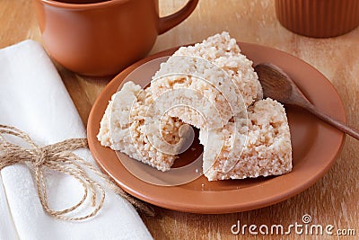 Coconut candy cocada Stock Photo