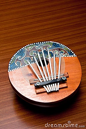 Coconut Husk Musical Instrument Stock Photo