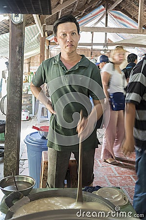 Coconut Island Mekong Delta Editorial Stock Photo