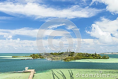 Coconut Island Stock Photo