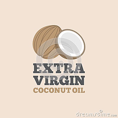 Coconut logo Vector Illustration