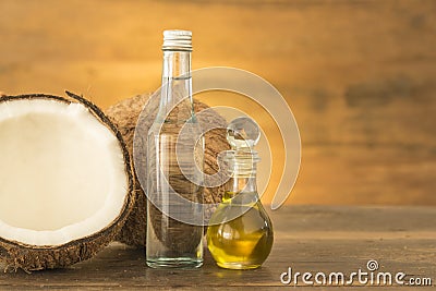 coconut oil Stock Photo