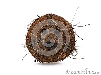 Coconut on white background Stock Photo