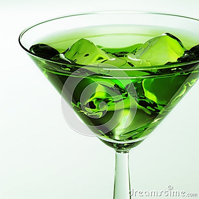 Coctail glass Stock Photo