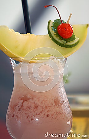 Coctail in glass Stock Photo