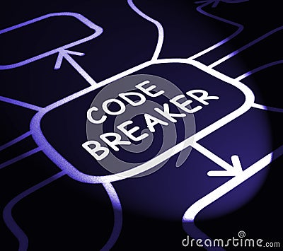 Code Breaker Decoded Data Hack 3d Illustration Stock Photo
