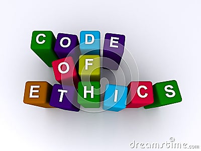 Code of ethics Stock Photo