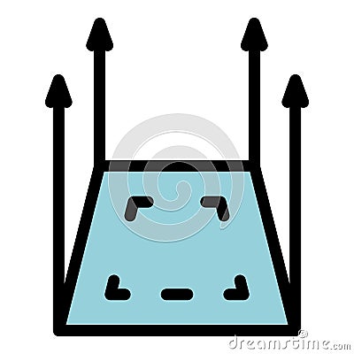 Code integrity icon vector flat Stock Photo