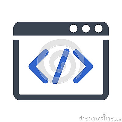 Code Optimization icon Vector Illustration
