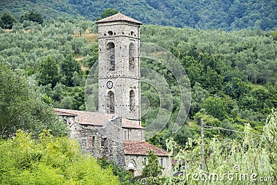 Codiponte, old village in Tuscany Stock Photo