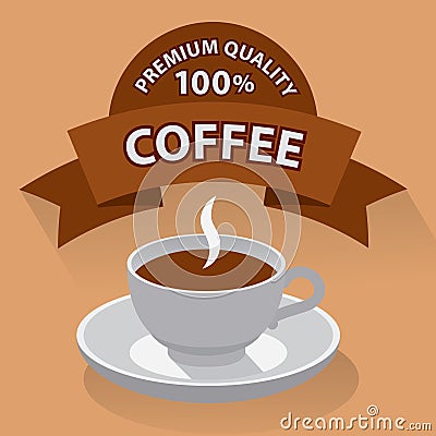 Coffe banner Stock Photo