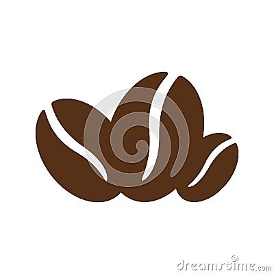 Coffe beans icon - vector Vector Illustration