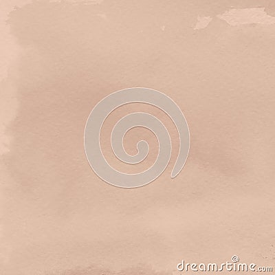 Coffe color watercolor textured background Stock Photo