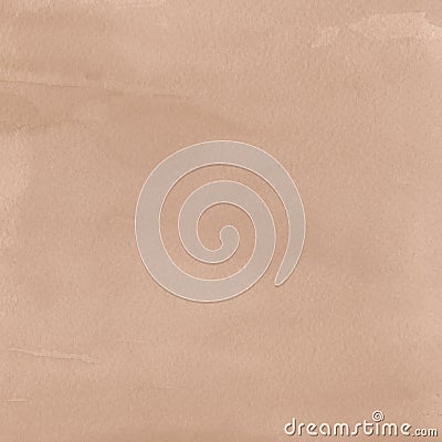 Coffe color watercolor textured background Stock Photo