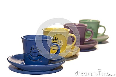 Coffe cups Stock Photo