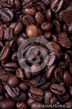 Coffe grains Stock Photo