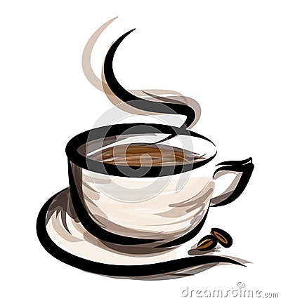 Coffe illustration Vector Illustration