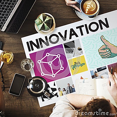Coffe Simplicity Innovation Work Concept Stock Photo