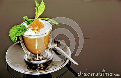 Coffe with spice Stock Photo