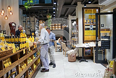 Coffee bar CaffÃ¨ Sant`Eustachio in Rome Editorial Stock Photo