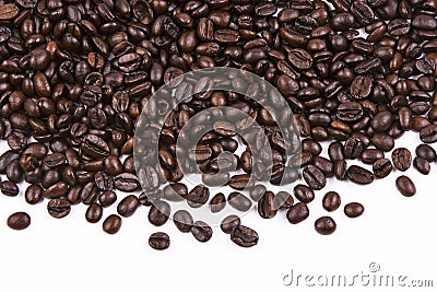 Coffee Bean Close Up Stock Photo