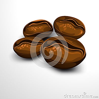 Coffee bean Vector Illustration