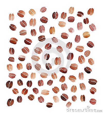 Coffee beans background. Stock Photo