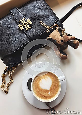 Coffee bear Stock Photo
