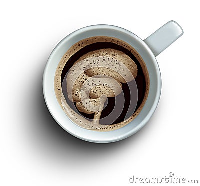 Coffee Brain Health Benefits Stock Photo