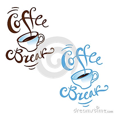 Coffee Break Vector Illustration