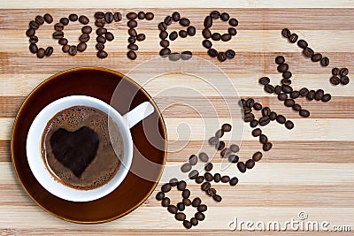 Coffee Break with cup of coffee Stock Photo