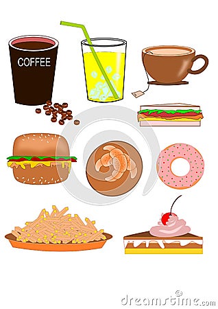 Coffee break Cartoon Illustration