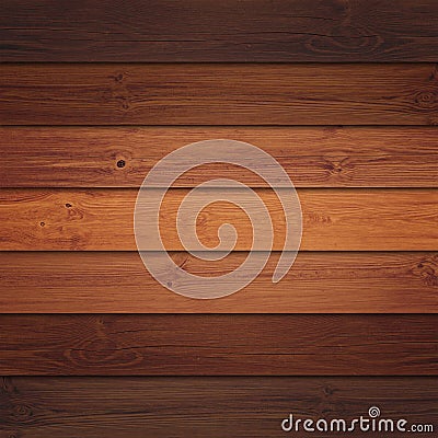 Coffee Brown Wood Planks with Light Spot Stock Photo