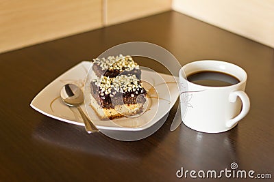 Coffee and cake Stock Photo