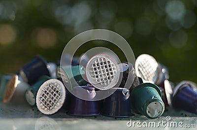  coffee capsules Stock Photo